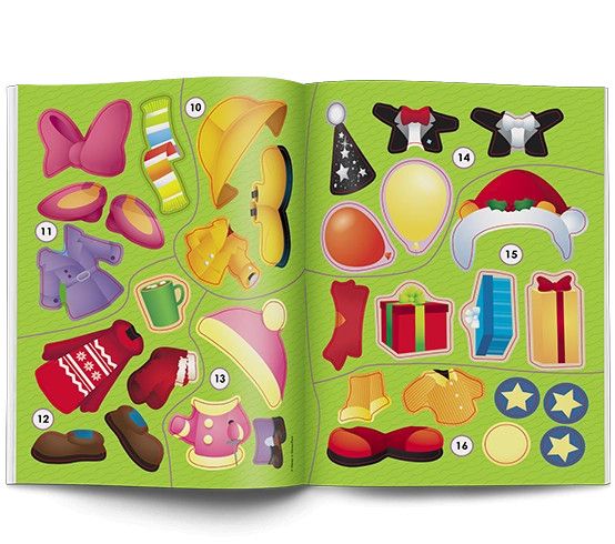 Książeczka edukacyjna Ameet Disney Maluch. Ubieranka. W co się ubrać? (MUB 9202)