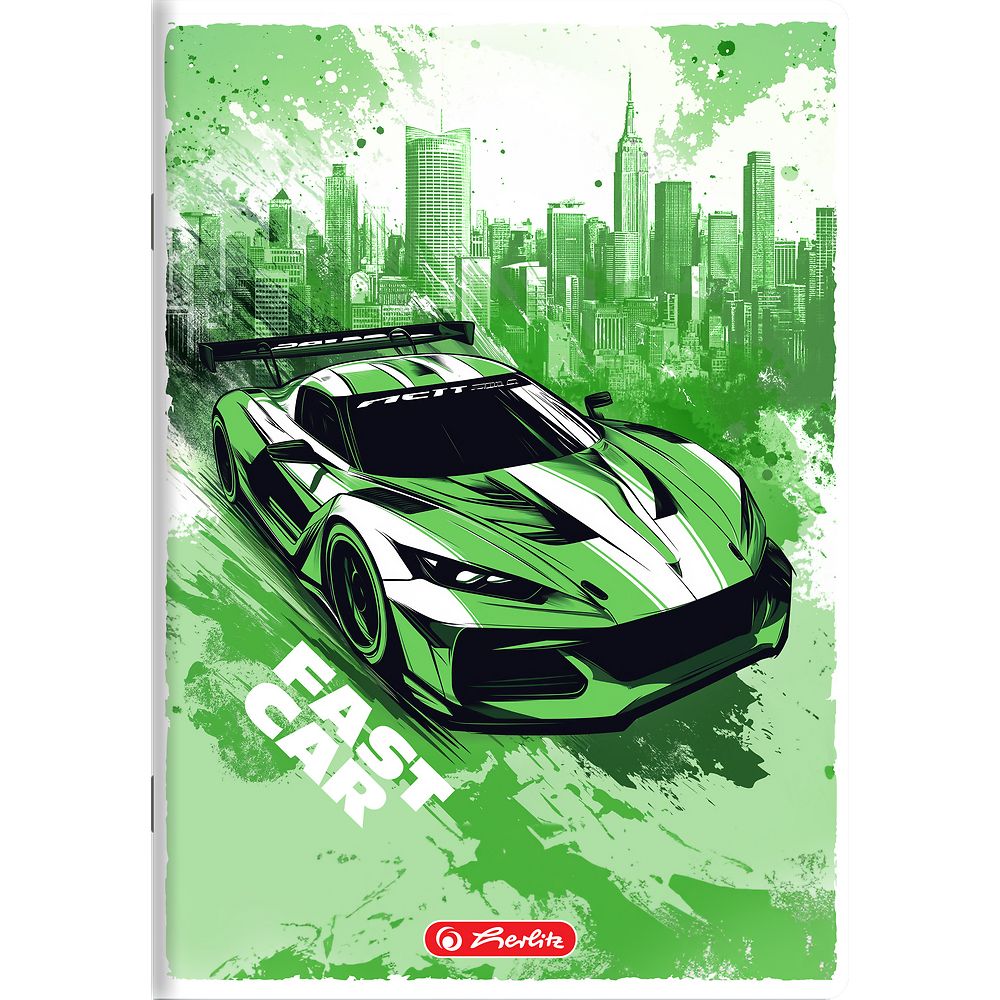Zeszyt Herlitz Fast Car A5 32k. 70g krata (400196836)