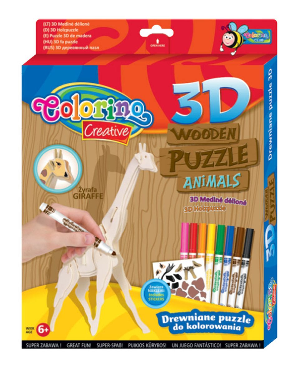 Puzzle Patio Colorino drewniane (32490)