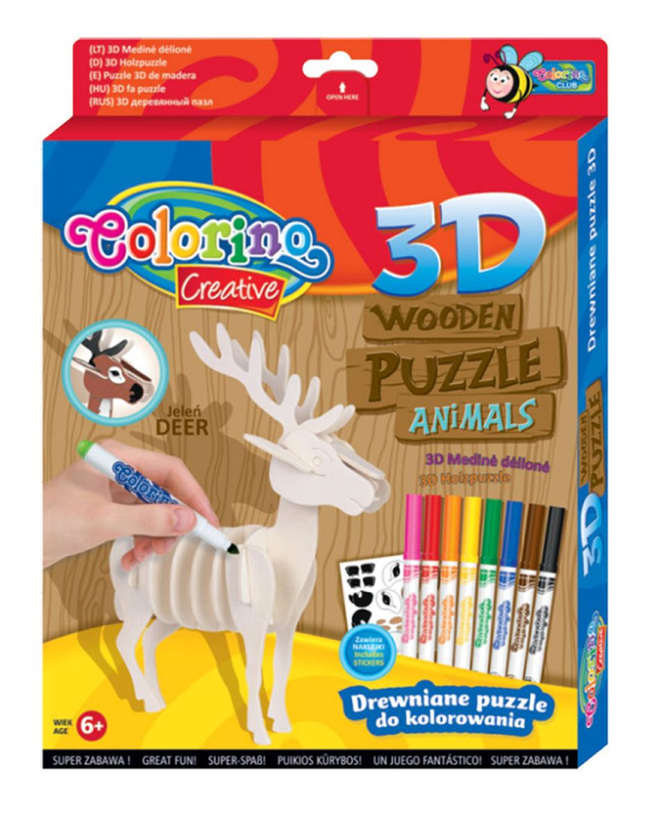Puzzle Patio Colorino drewniane (32490)