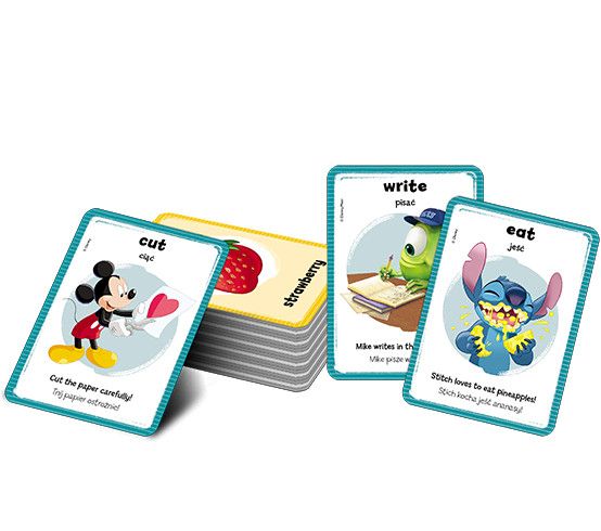 Książeczka edukacyjna Disney Uczy. Elementarz języka angielskiego. Karty Ameet (UEK 9302)