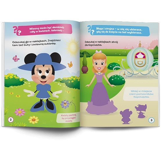 Książeczka edukacyjna Ameet Disney Maluch. Ubieranka. W co się ubrać? (MUB 9202)