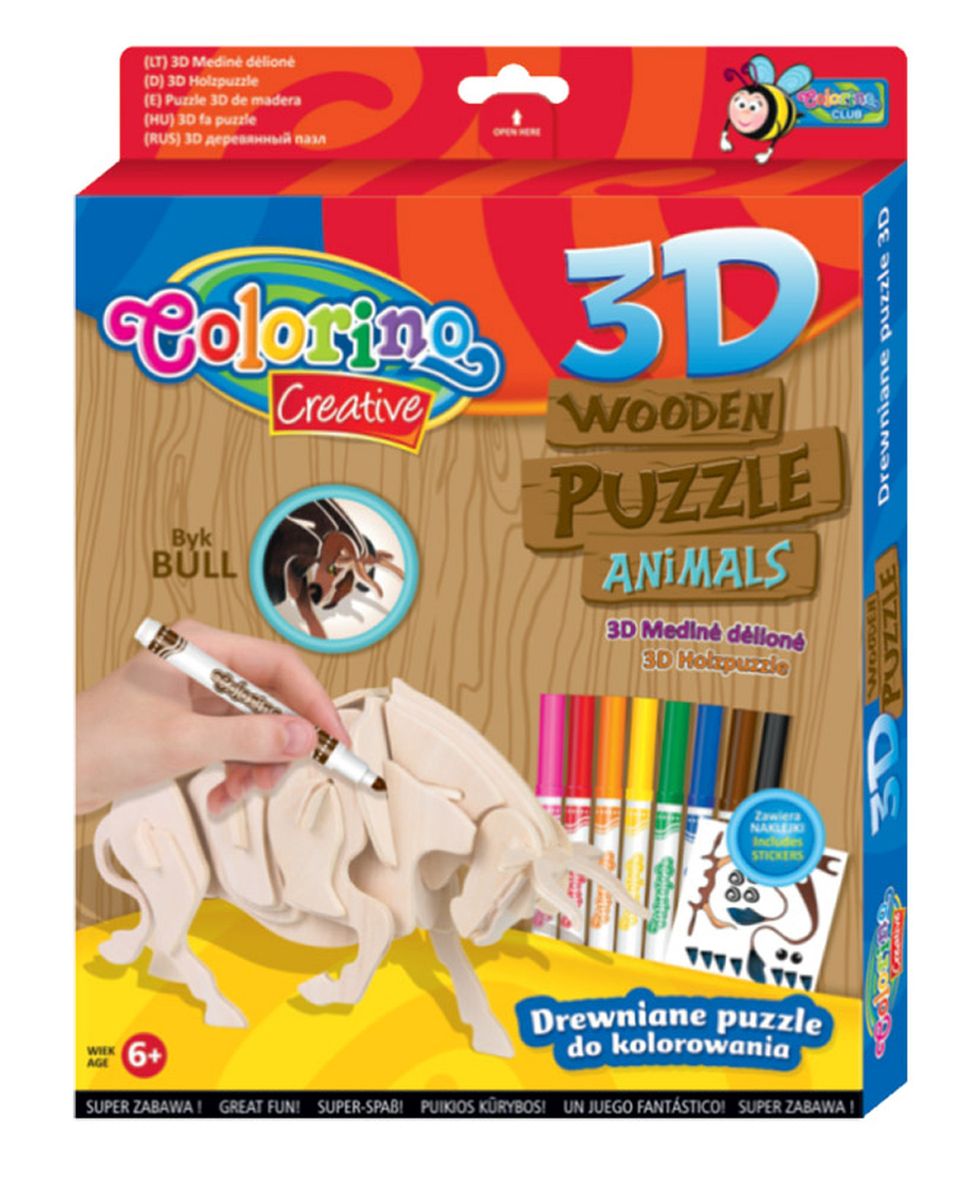 Puzzle Patio Colorino drewniane (32490)