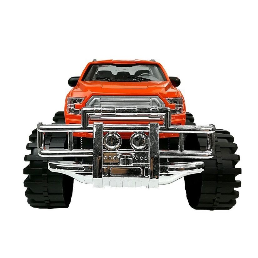 Samochód Lean Zestaw Pojazdów Czerwony Monster Truck Czarne BMW Laweta 58 cm (9268)