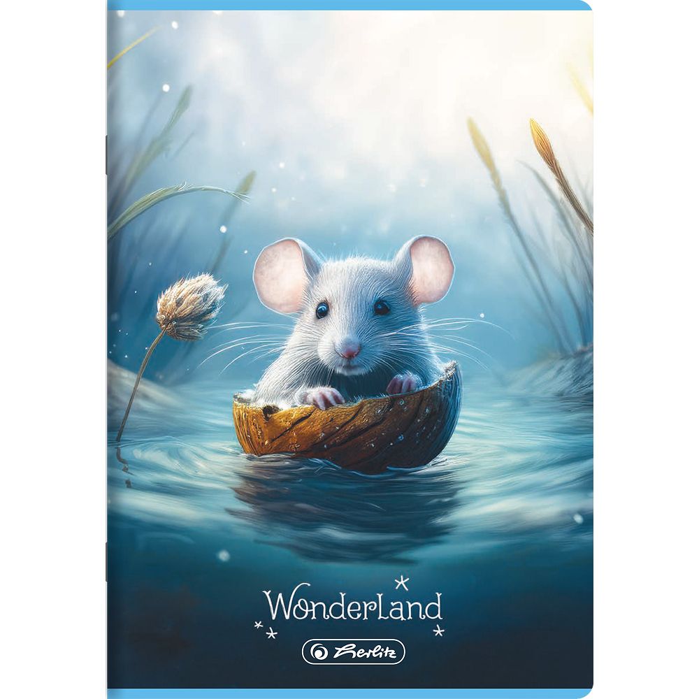 Zeszyt Herlitz Wonderland A5 32k. 70g linia podwójna kolorowa (400196831)