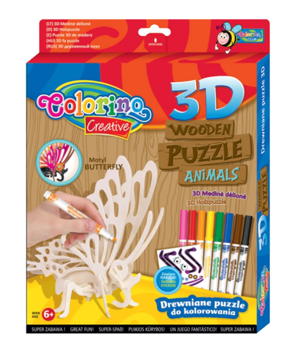 Puzzle Patio Colorino drewniane (32490)