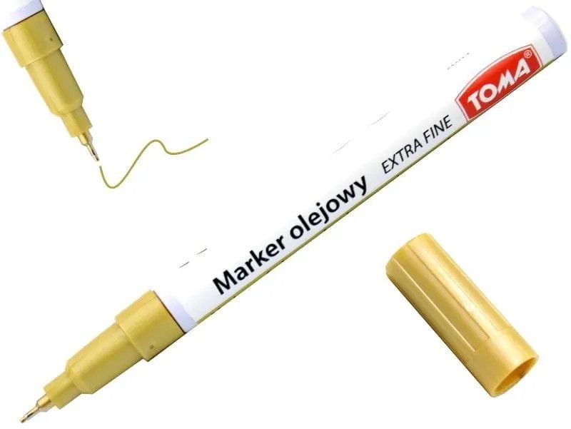 Marker olejowy Toma extra fine złoty 0,9mm (TO-442 9 6)