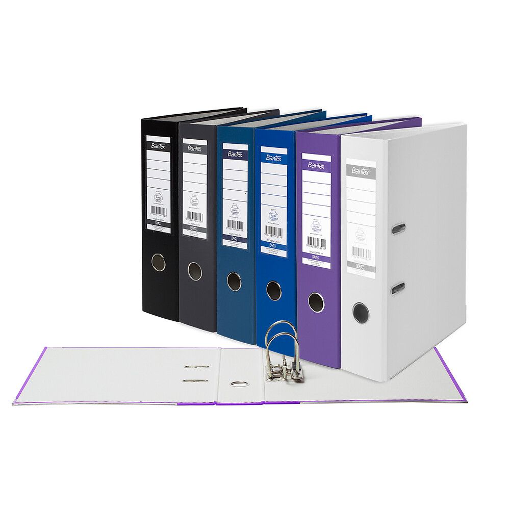 Segregator dźwigniowy Bantex ekologiczny XXL A4 80mm grafitowy (100551795)
