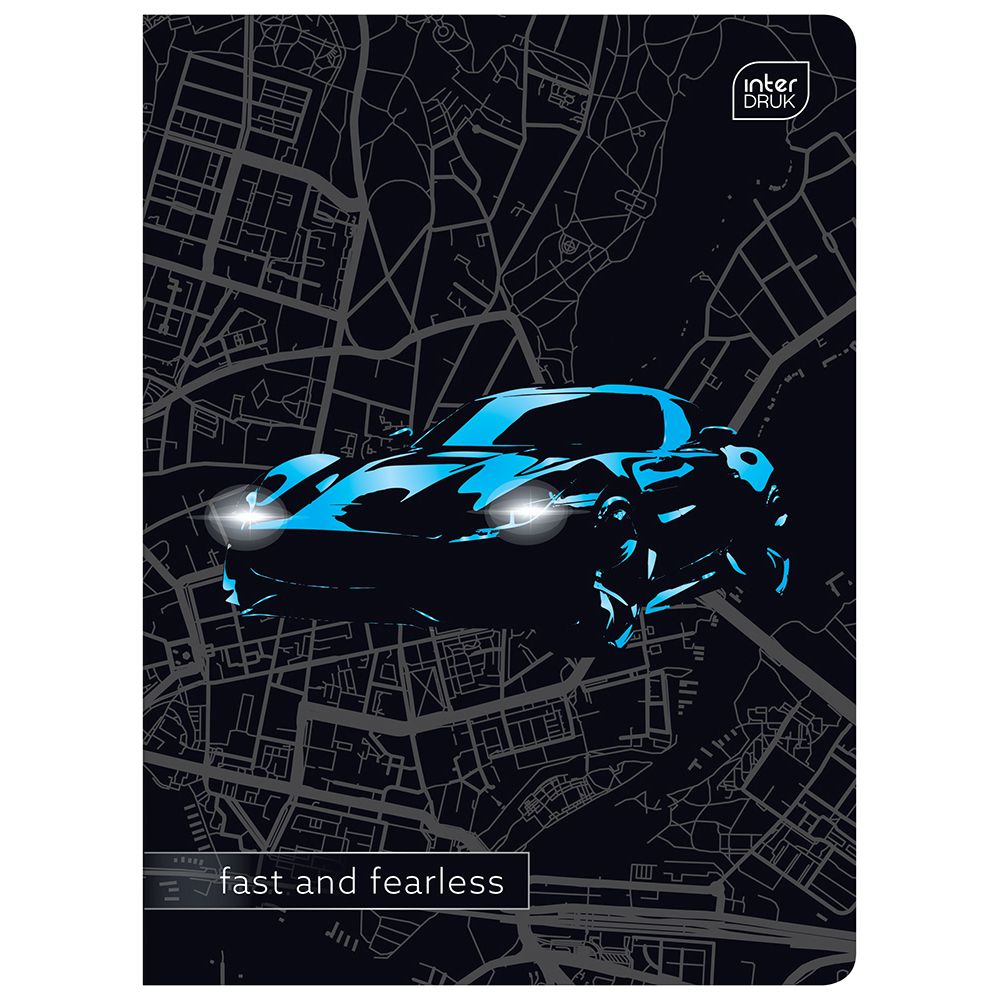 Zeszyt CARS A5 32k. 70g krata Interdruk