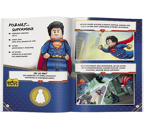 Książeczka edukacyjna Ameet LEGO® DC Super Heroes™. Superman rusza na pomoc (LNC 6462)