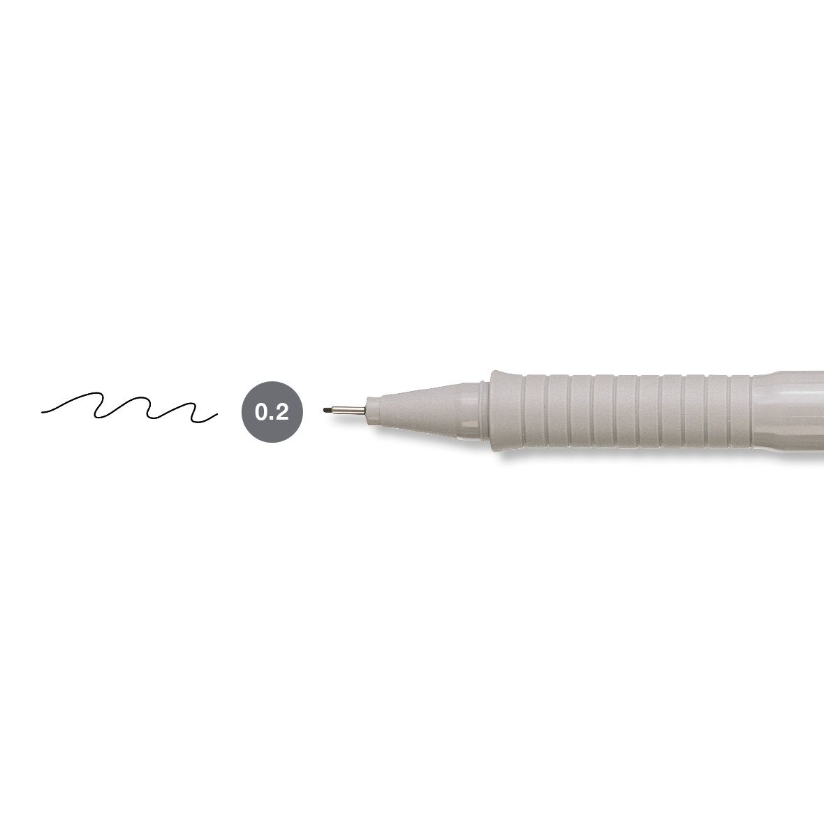 Cienkopis kreślarski Faber Castell Ecco Pigment czarny 0,2mm 1kol. (FC166299)