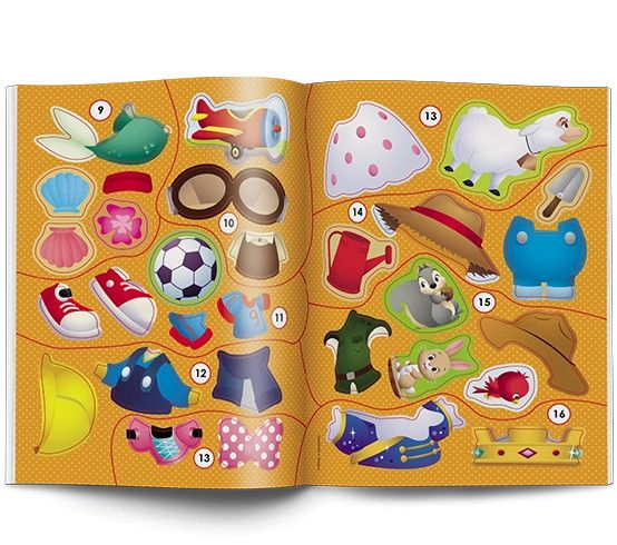 Książeczka edukacyjna Ameet Disney Maluch. Ubieranka. Kim jestem? (MUB 9201)