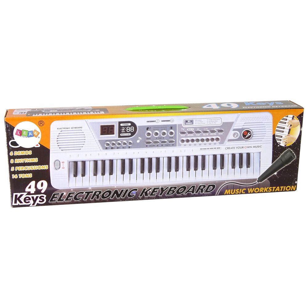 Organy Lean Keyboard MQ4919 Mikrofon Organki 49 Klawiszy (14615)