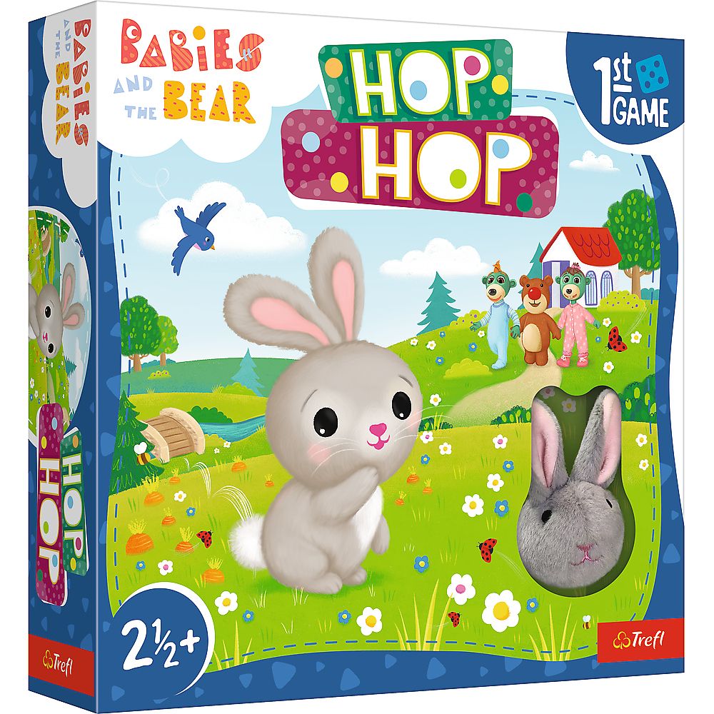 Gra edukacyjna Trefl Gra HOP HOP /Bobaski i Miś (02435)