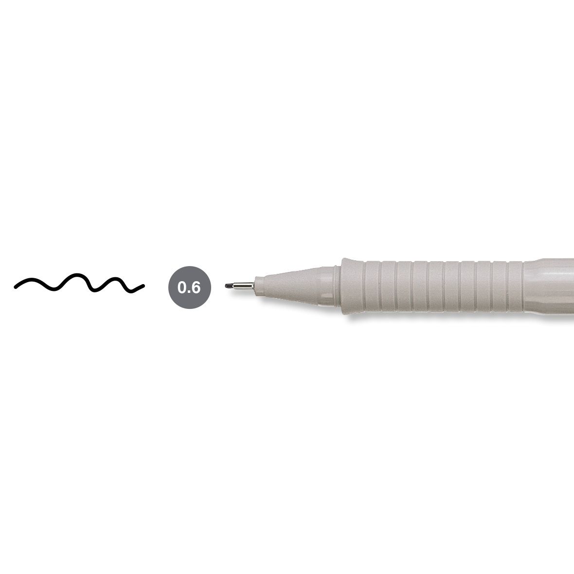 Cienkopis kreślarski Faber-Castell Ecco Pigment 0,6 mm czarny (FC166699)