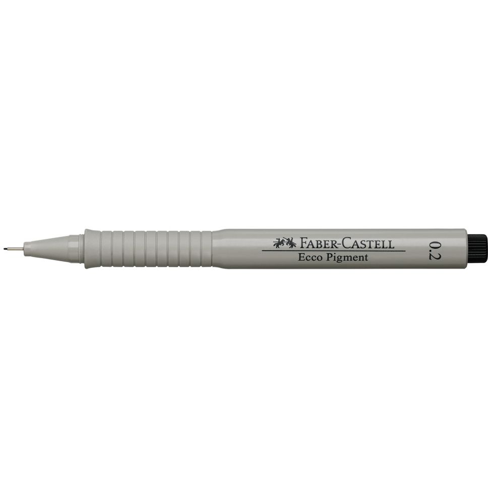 Cienkopis kreślarski Faber Castell Ecco Pigment czarny 0,2mm 1kol. (FC166299)