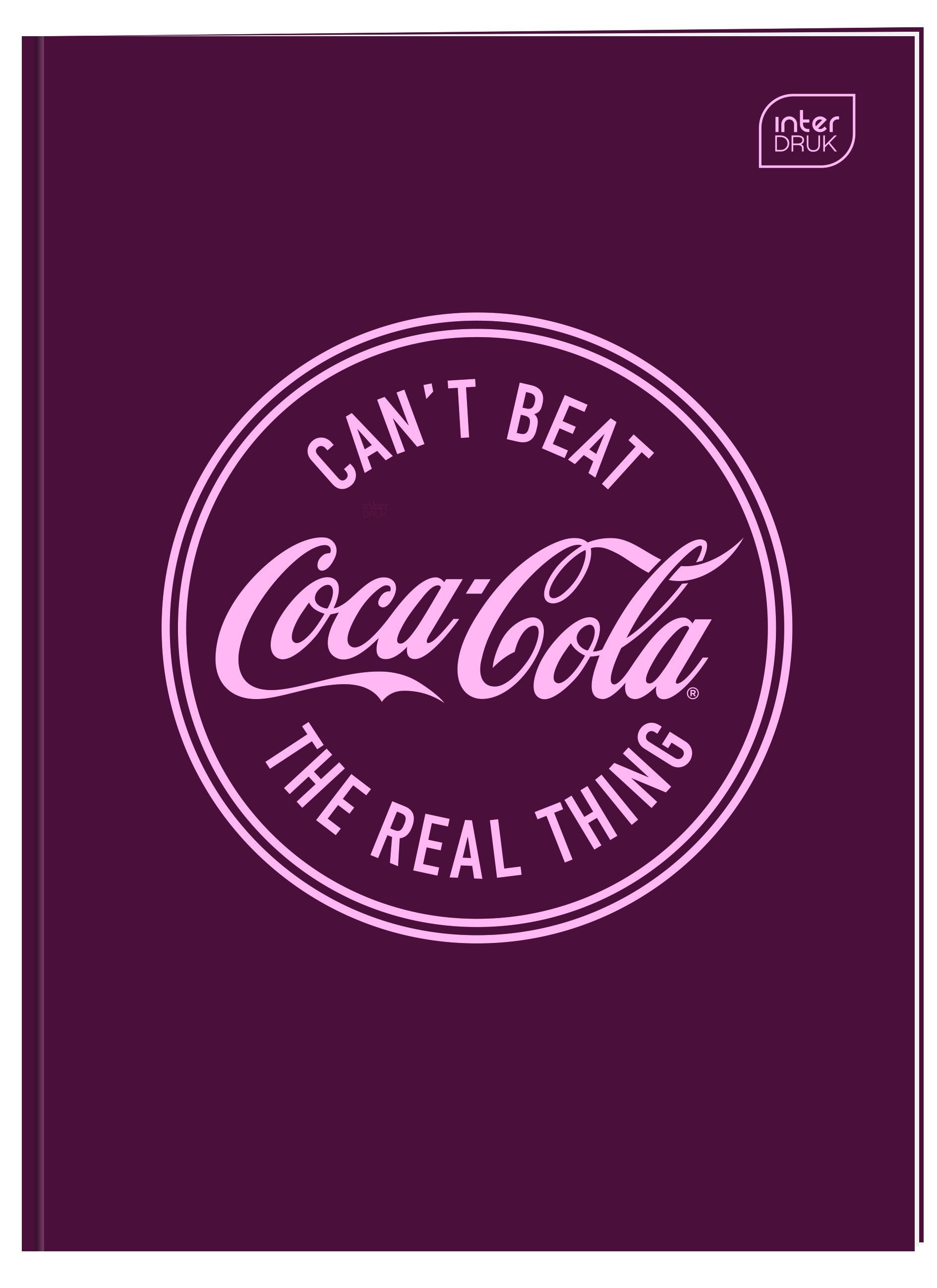 Zeszyt tematyczny Interdruk COCA COLA HYBRID A6 32k. 70g krata (do słówek)