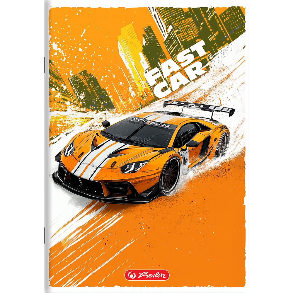 Zeszyt Herlitz Fast Car A5 32k. 70g krata (400196836)