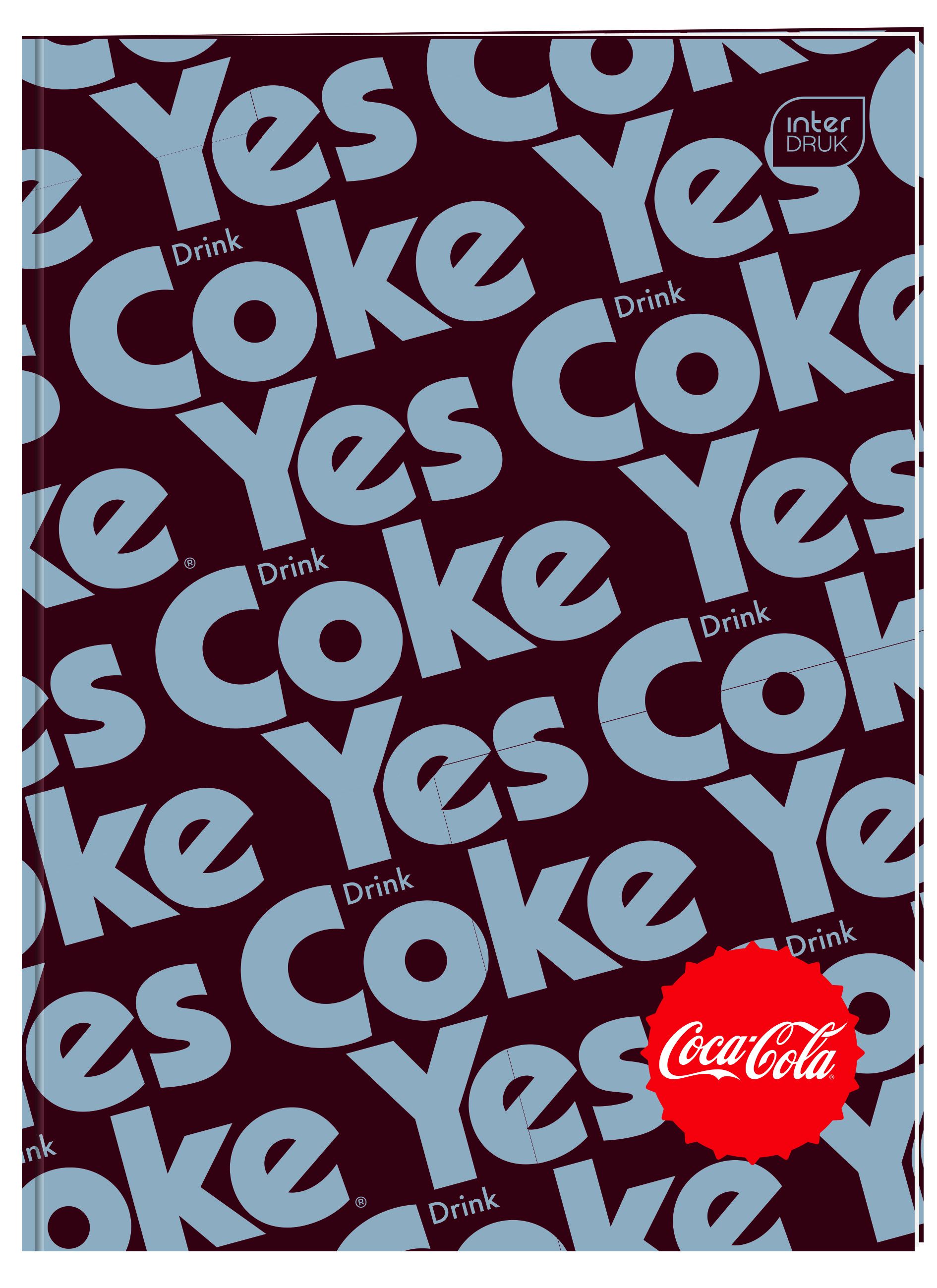 Zeszyt tematyczny Interdruk COCA COLA HYBRID A6 32k. 70g krata (do słówek)
