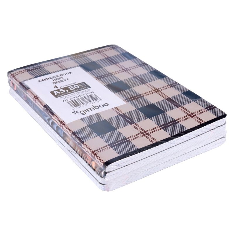 Zeszyt Gimboo A5 80k. 70g kratka (16258171-99)