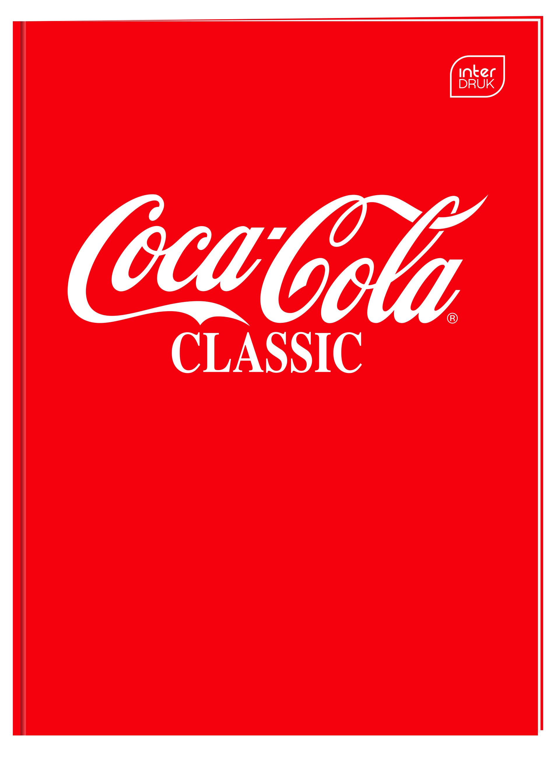 Zeszyt tematyczny Interdruk COCA COLA HYBRID A6 32k. 70g krata (do słówek)