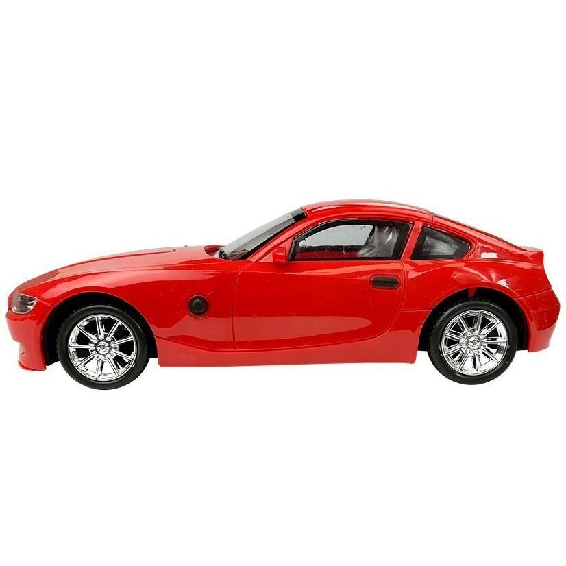 Samochód Lean Zestaw Pojazdów Czerwony Monster Truck Czarne BMW Laweta 58 cm (9268)