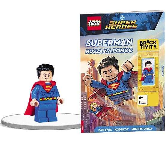 Książeczka edukacyjna Ameet LEGO® DC Super Heroes™. Superman rusza na pomoc (LNC 6462)
