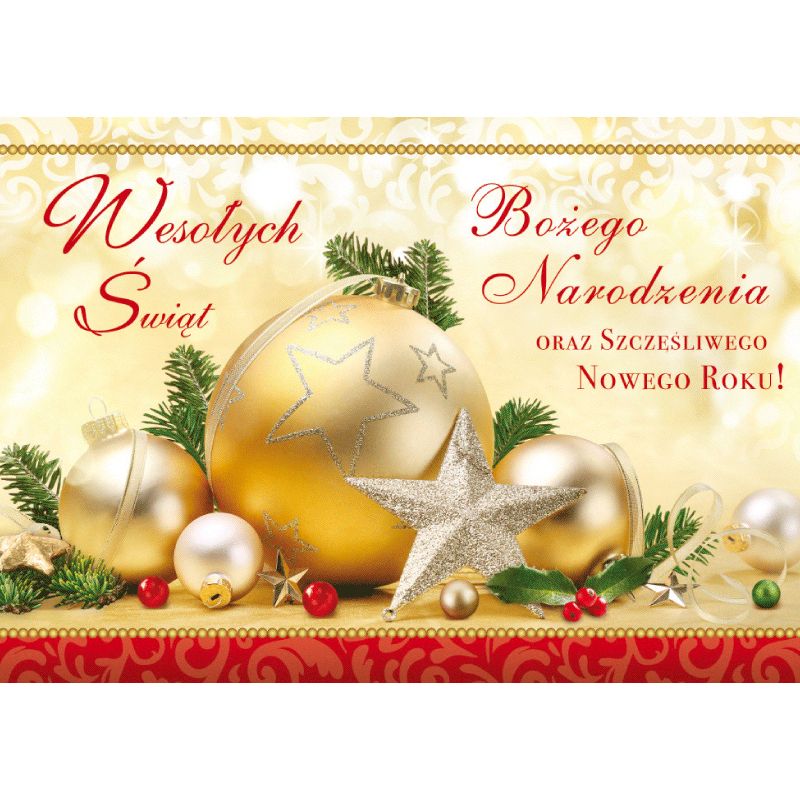 Kartka składana Avanti Boże Narodzenie 5901769629004 B6