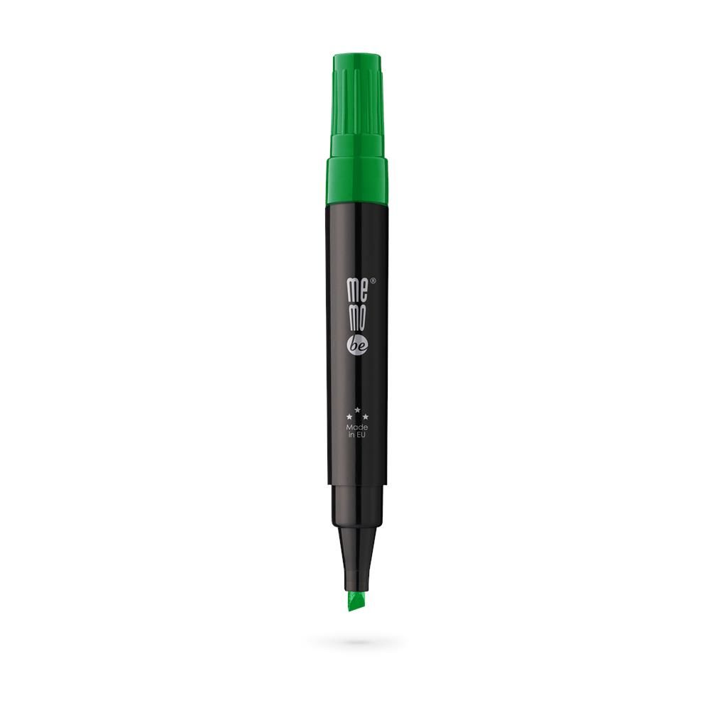 Marker permanentny Memobe zielony zielony 1-4mm ścięta końcówka (MM201-04)