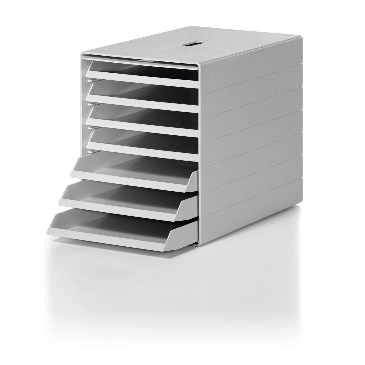 Pojemnik z szufladami IDEALBOX PLUS 7 szary 7 szuflad Durable (1712001050)