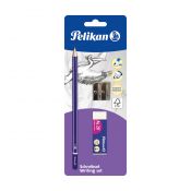 Ołówek Pelikan zestaw + temperówka + gumka do ścierania HB (100401652)