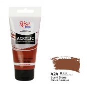 Farba akrylowa Rosa BURNT SIENNA kolor: brązowy 75ml