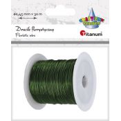 Drucik florystyczny Titanum Craft-Fun Series 0,45mm x 30m zielony (PJ499)