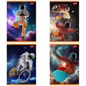 Zeszyt Unipap Spaceman A5 32k. 70g krata