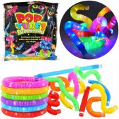 Gadżet Trifox RURKI SENSORYCZNE POP TUBE ŚWIECACE 6SZT (A-0809)
