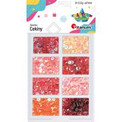 Cekiny Titanum Craft-Fun Series 8 kolorów mix 2,5g (3G8P 160164)