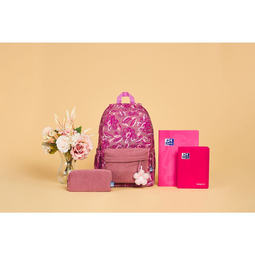 Plecak Oxford Bloom ciemnoróżowy (400196448)