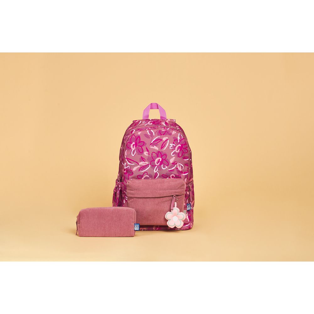 Plecak Oxford Bloom ciemnoróżowy (400196448)